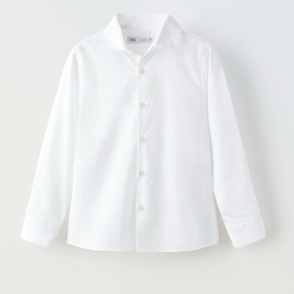 Cotton button down dress shirt